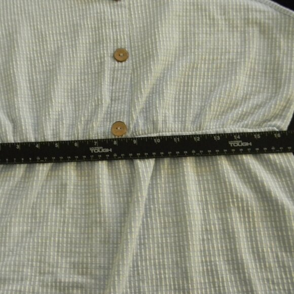 Kreative Content Blue Stripe Jumpsuit Jumper Dress Cover-up Soft 2X/1X NWT - Picture 5 of 10